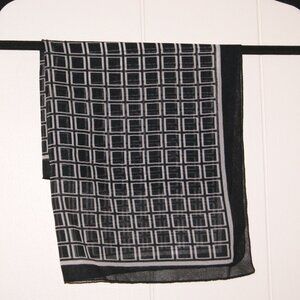 Lot of 3 Scarves || Black, Blue, Floral